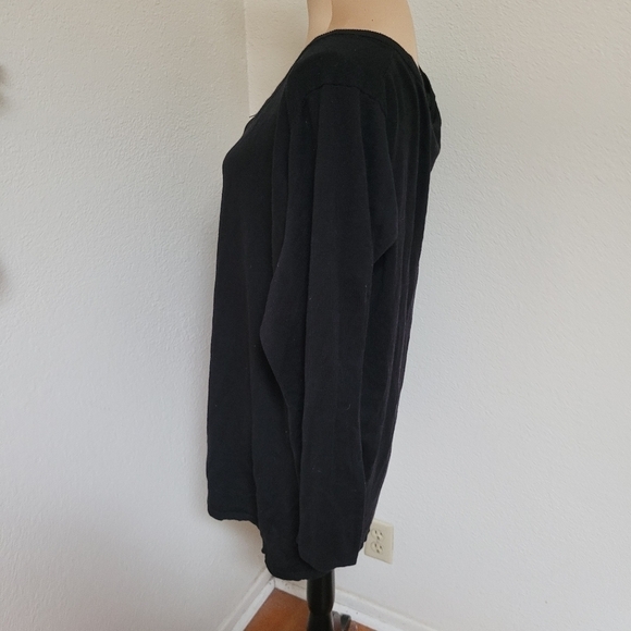 Torrid Black 1/4 zip Sweater - Picture 4 of 5